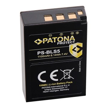 PATONA - Battery Olympus BLS5 1100mAh Li-Ion Protect