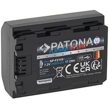 PATONA - Battery Sony NP-FZ100 2400mAh Li-Ion Platinum USB-C