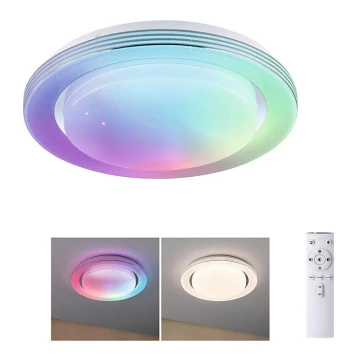 Paulmann 70546 - LED RGBW/22W Dimmable ceiling light RAINBOW 230V 3000-6500K + remote control