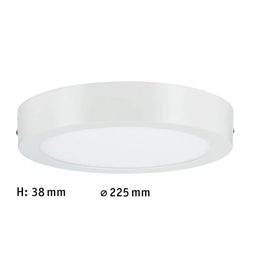 Paulmann 70642 - LED/12,5W Ceiling light LUNAR 230V d. 22,5 cm white