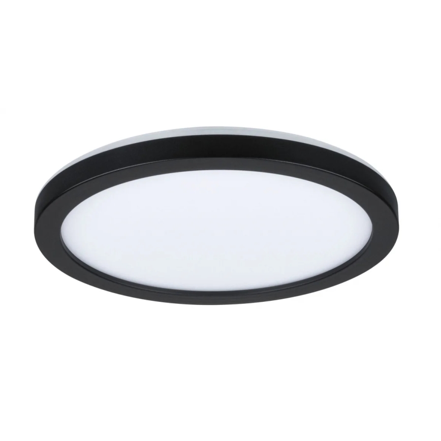 Paulmann 71002 - LED/11,2W Surface-mounted panel ATRIA 230V 4000K d. 19 cm black