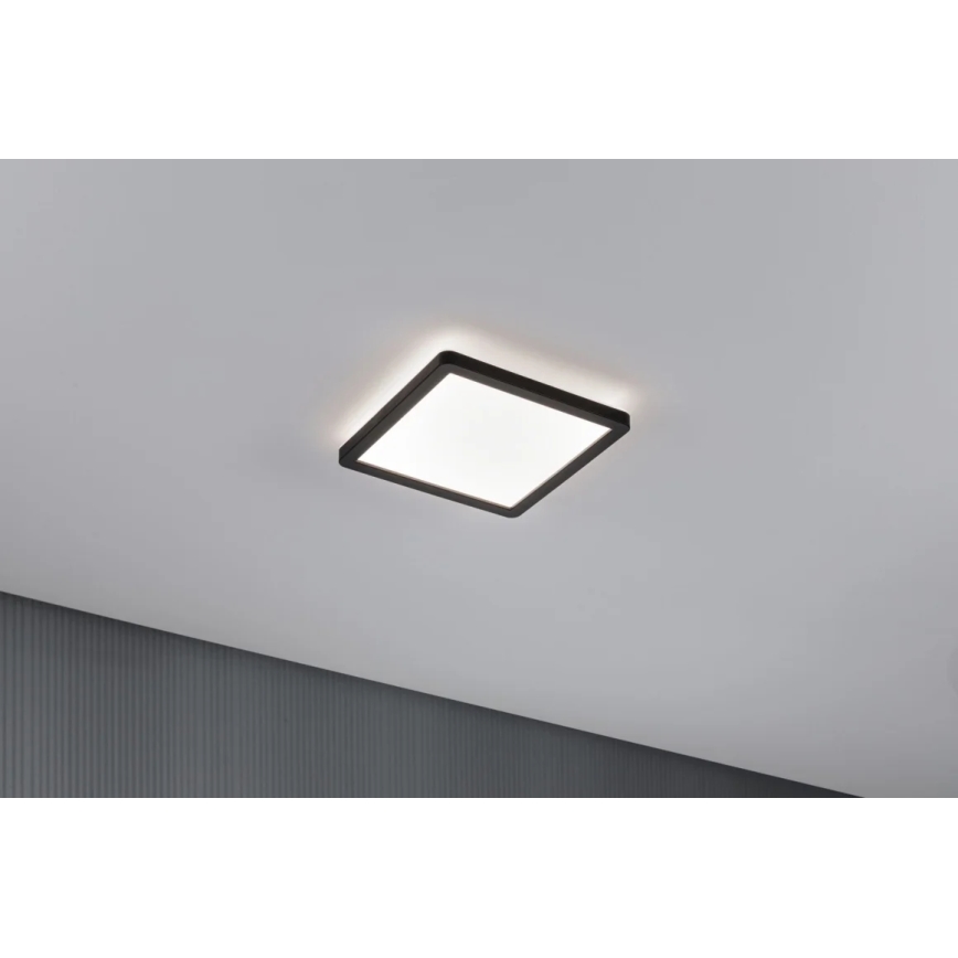 Paulmann 71014 - LED/11,2W Surface-mounted panel ATRIA 230V 4000K 19x19 cm black