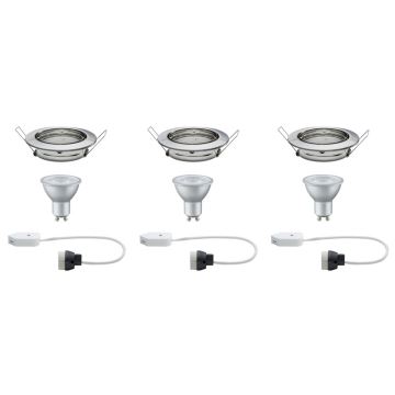 Paulmann 92102 - SET 3xLED-GU10/6,5W Suspended ceiling light 230V