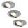 Paulmann 92533 - SET 3xLED-GU10/4W Dimming bathroom recessed light PREMIUM 230V