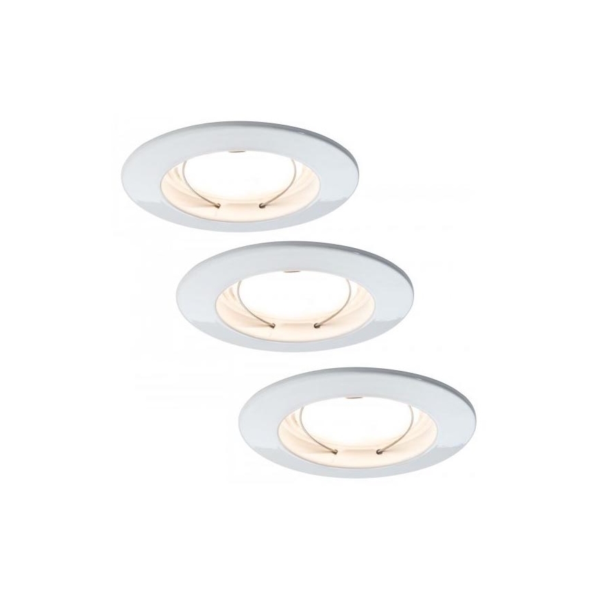 Paulmann  92721 - SET 3xLED/6,8W IP44 Bathroom recessed light COIN 230V