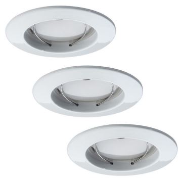 Paulmann  92721 - SET 3xLED/6,8W IP44 Bathroom recessed light COIN 230V