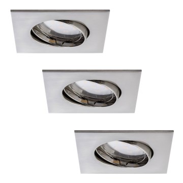 Paulmann 92773 - SET LED/6,8W Bathroom recessed light COIN 230V