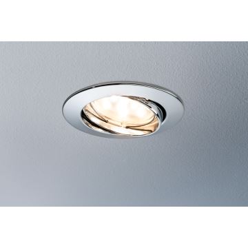 Paulmann 92821 - SET 3x LED/7W IP23 Dimmable bathroom recessed light COIN 230V