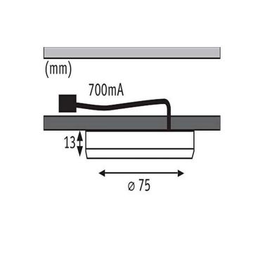 Paulmann 93564 - SET 3x LED/4,5W Furniture lighting FURNITURE 230V