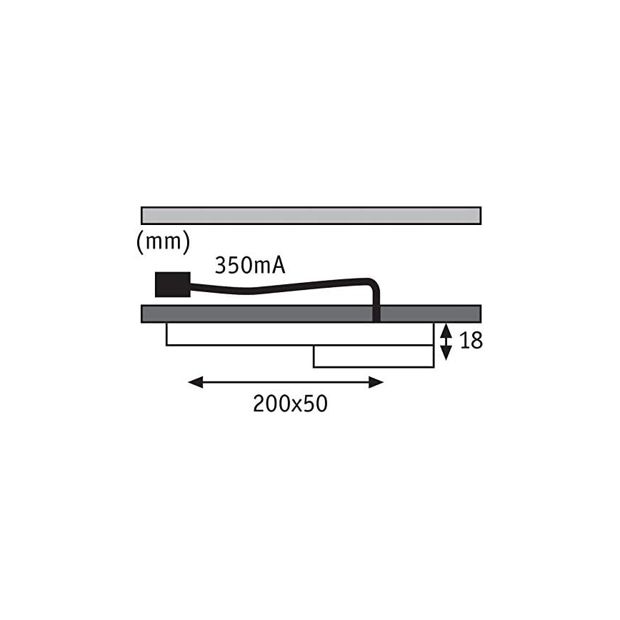 Paulmann 93566 - SET 3xLED/3,2W Furniture lighting SETUP 230V