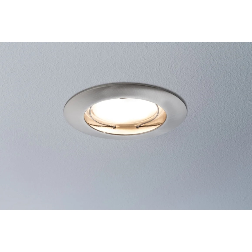 Paulmann 93976 - SET 3xLED/6,8W IP44 Bathroom recessed light COIN 230V