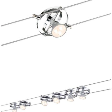 Paulmann 94127- SET 6xGU5,3/4W Spotlight for a string system MAC 230V