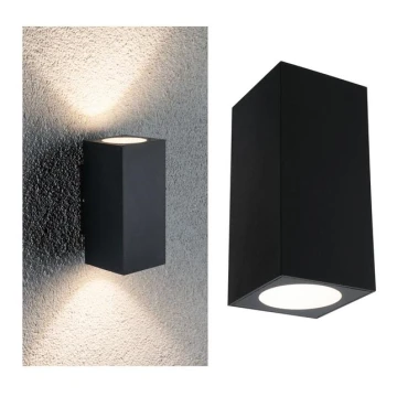 Paulmann 94328 - 2xLED/2,8W IP44 Outdoor wall light FLAME 230V anthracite