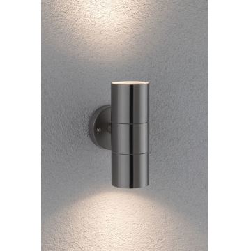 Paulmann 94331 - 2xGU10/10W IP44 Outdoor wall light FLAME 230V