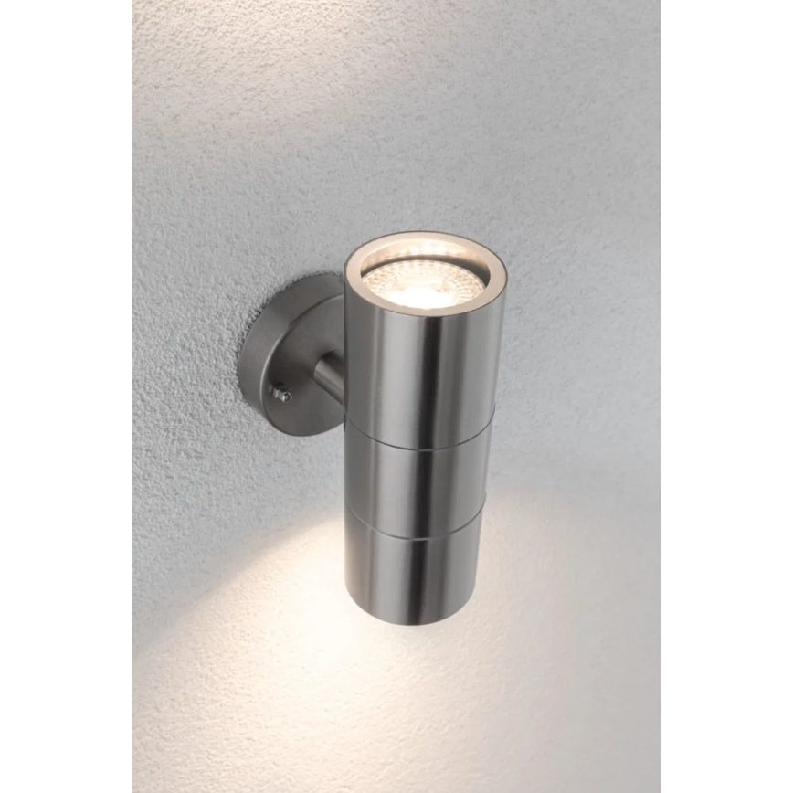 Paulmann 94331 - 2xGU10/10W IP44 Outdoor wall light FLAME 230V