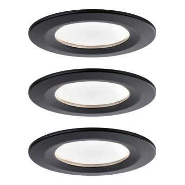 Paulmann 94473 - SET 3xLED/6W IP44 Bathroom recessed light NOVA 230V