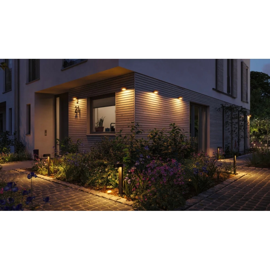 Paulmann 94713 - LED/6W IP44 Outdoor wall light CAPERA 230V