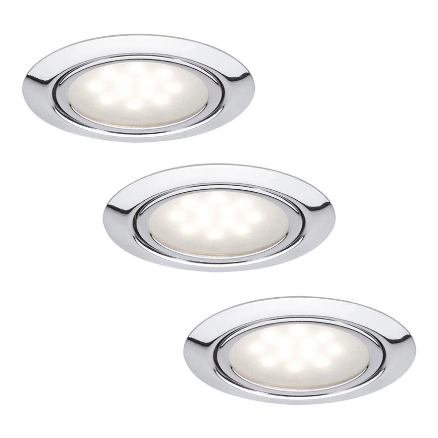 Paulmann 99814 - SET 3x LED Recessed Lighting MICRO LINE LED/1W/230V/12V