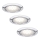 Paulmann 99814 - SET 3x LED Recessed Lighting MICRO LINE LED/1W/230V/12V