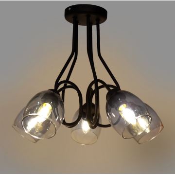 Pendant chandelier MARIETTA 5xE27/60W/230V