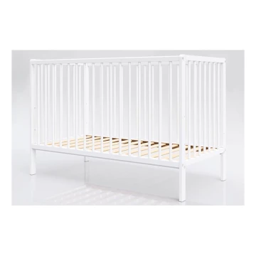 PETITE&MARS - Children's wooden crib MOONY white