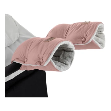 PETITE&MARS - Hand muffs for a stroller JASIE pink