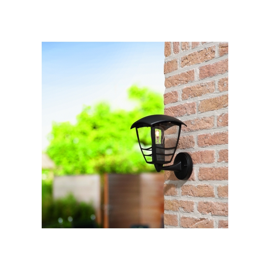 Philips 15380/30/16 - Outdoor wall light MYGARDEN CREEK 1xE27/60W/230V IP44