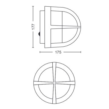 Philips - Outdoor wall light 1xE27/42W/230V