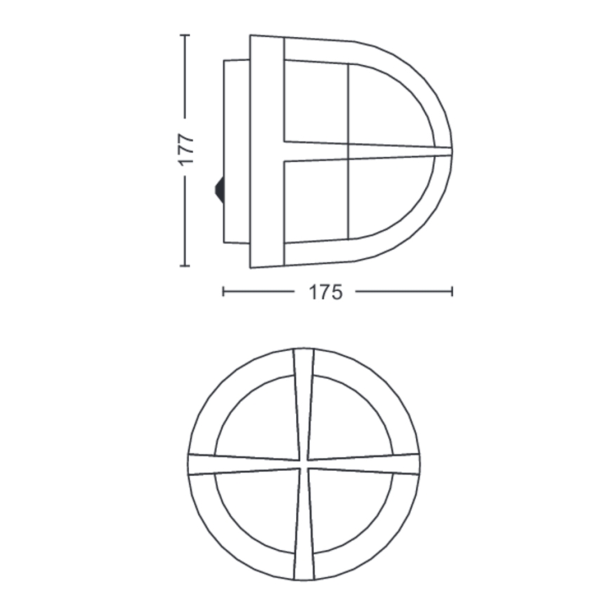 Philips - Outdoor wall light 1xE27/42W/230V