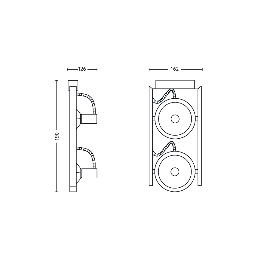 Philips 53062/48/PN - Spotlight FAST 2xG9/42W/230V