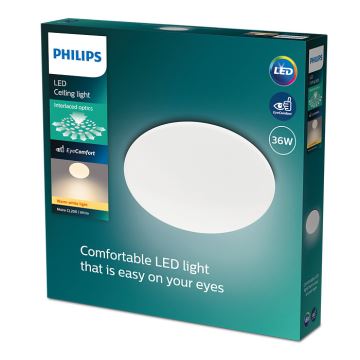 Philips - LED Ceiling light MOIRE LED/36W/230V 2700K