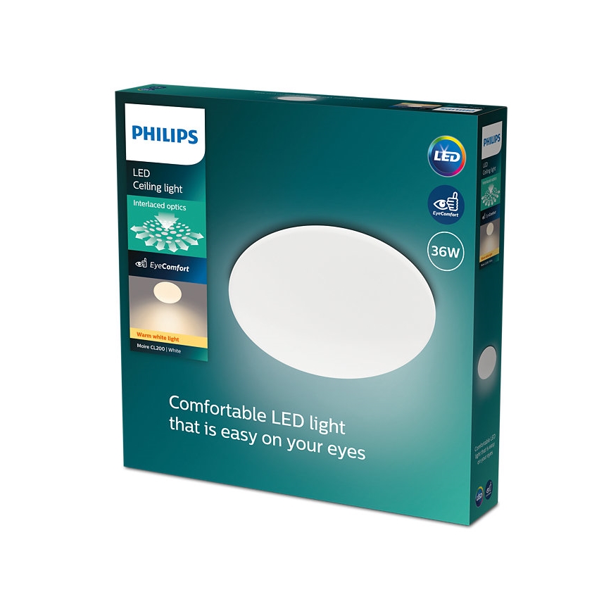 Philips - LED Ceiling light MOIRE LED/36W/230V 2700K