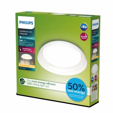 Philips - LED Dimmable ceiling light FLETA LED/10W/230V 2700K white