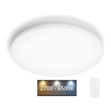 Philips - LED Dimmable ceiling light LED/40W/230V 2700-6500K + remote control