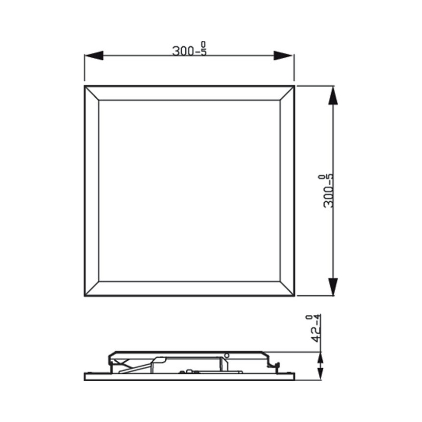 Philips - LED Dimmable ceiling light SCENE SWITCH LED/12W/230V 2700K