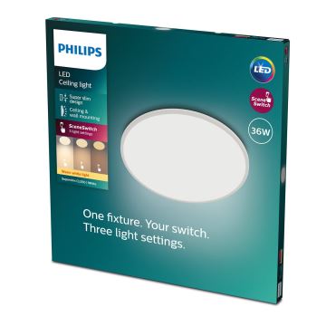 Philips - LED Dimmable ceiling light SCENE SWITCH LED/36W/230V