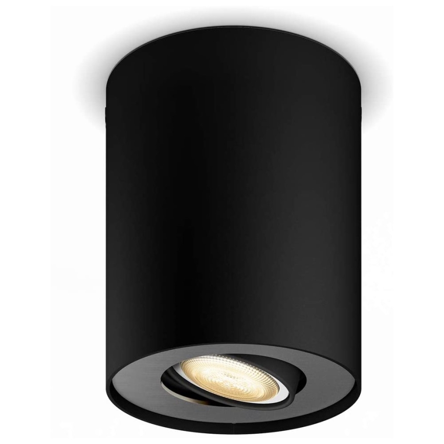 Philips - LED Dimmable spotlight Hue PILLAR 1xGU10/4,2W/230V 2200-6500K black