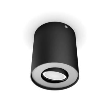 Philips - LED Dimmable spotlight Hue PILLAR 1xGU10/4,2W/230V 2200-6500K black