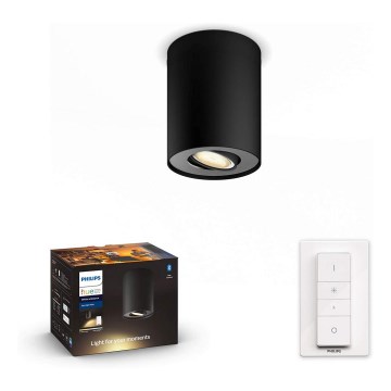 Philips - LED Dimmable spotlight Hue PILLAR 1xGU10/5W/230V + remote control