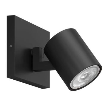 Philips - LED Dimmable spotlight Hue RUNNER 1xGU10/4,2W/230V 2200-6500K black