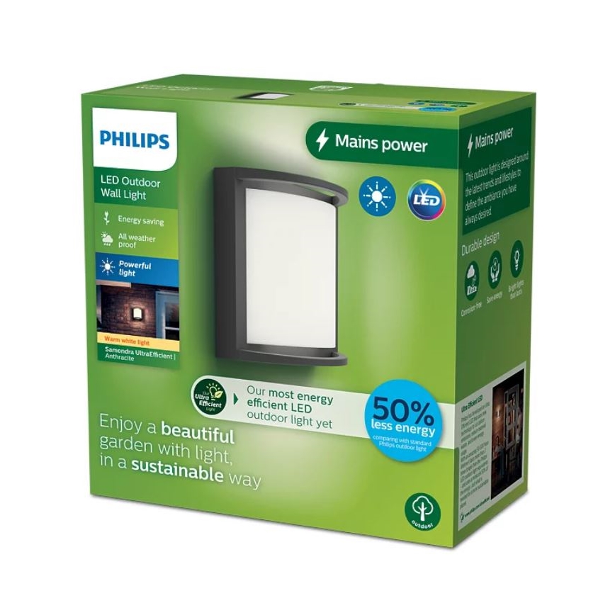 Philips - LED Outdoor wall light SAMONDRA LED/3,8W/230V IP44