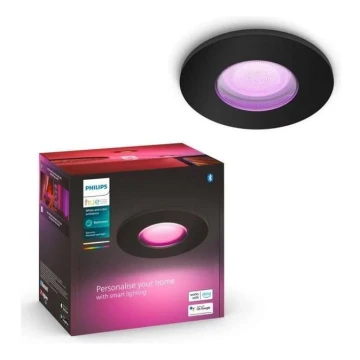 Philips - LED RGBW Dimmable bathroom recessed light Hue XAMENTO GU10/5,7W/230V IP44 2200-6500K