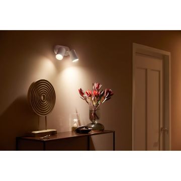 Philips - LED RGBW Dimmable spotlight Hue FUGATO 2xGU10/4,2W/230V 2000-6500K white