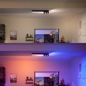Philips - LED RGBW Dimmable spotlight LED/25W/230V + 3xGU10/5,7W