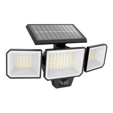 Philips -  LED Solar wall floodlight with sensor NYSIL 3xLED/8,7W/3,7V IP65