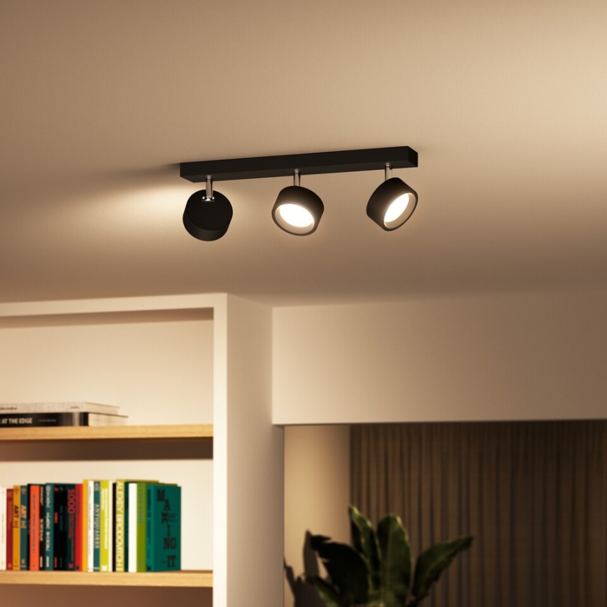 Philips - LED Spotlight 3xLED/5,5W/230V black