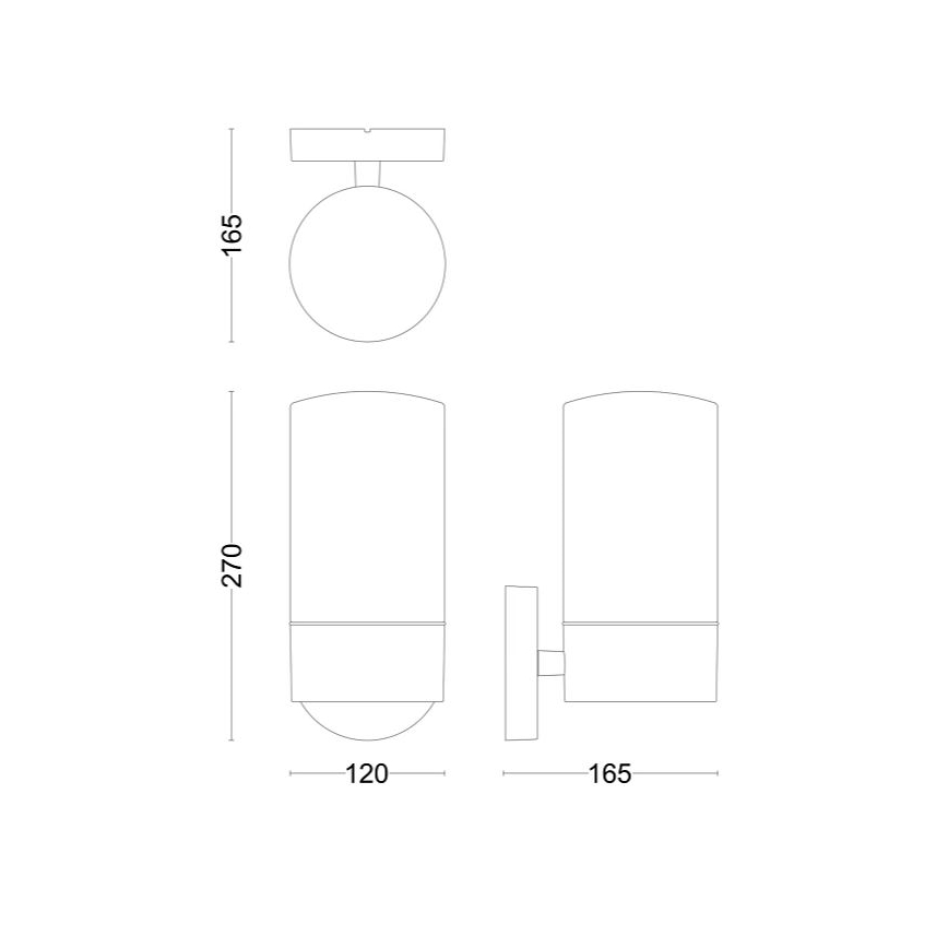 Philips - Outdoor wall light FLAREON 1xE27/25W/230V IP44