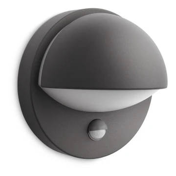 Philips - Outdoor wall light with a sensor JUNE 1xE27/12W/230V IP44