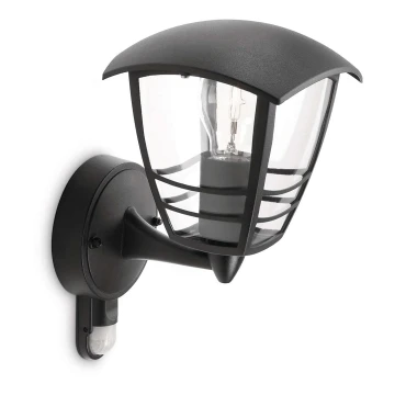 Philips - Outdoor wall light with sensor 1xE27/60W IP44