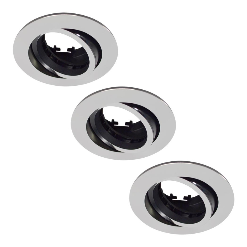 Philips - SET 3x Recessed light 1xGU10/5,5W/230V